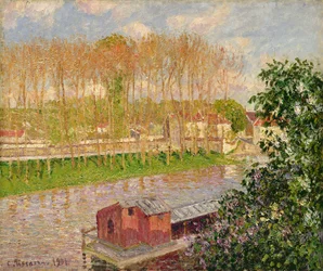 Sonnenuntergang in Moret-sur-Loing, 1901